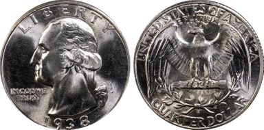 1938-S 25C MS66