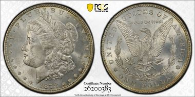 1878 7TF $1 R78, VAM 117, Tripled Star MS63