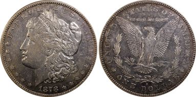 1878-S $1 VAM 58 Long Arrow Shaft XF45