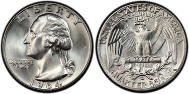 1964-D 25C MS67