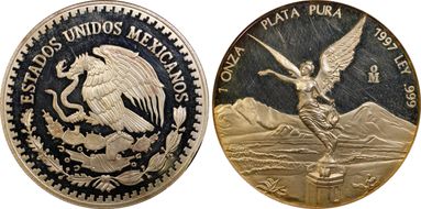 1997-Mo Onza Libertad Ag PR62DCAM