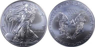 2012-W $1 Burnished Silver Eagle First Strike SP69