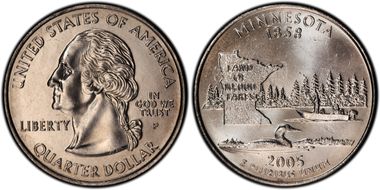 2005-P 25C Minnesota DDR-011 MS65