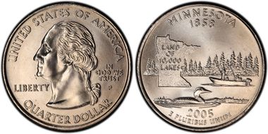 2005-P 25C Minnesota DDR-032 MS64