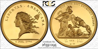 (1776) AV Medal Libertas Americana 2004 Restrike PR67DCAM
