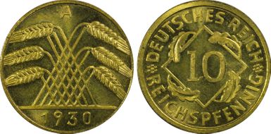 1930-A 10 Rcpfg J-317 MS65