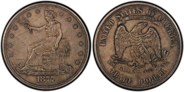 1877-S T$1 FS-301, C-21 RPD & RPM AU58
