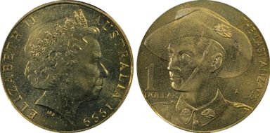1999-A $1 Anzac MS66