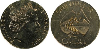 2002-S $1 Year of the Outback MS66