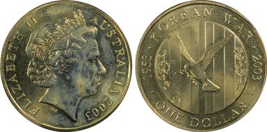 2003-B $1 Korean War MS65