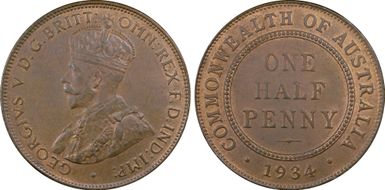 1934 1/2D MS63BN