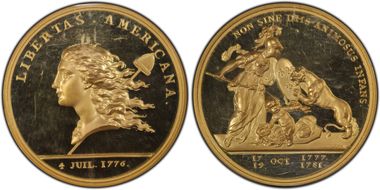 (2000) AV Medal Libertas Americana Restrike PR67DCAM