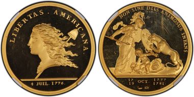 (1776) AV Medal Libertas Americana 2004 Restrike PR67DCAM