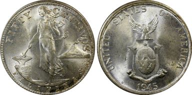 1945-S/S 50C Allen-15.02a MS65