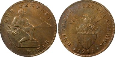 1914-S 1C KM-163 MS64RB