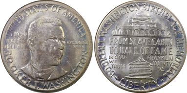 1950-D 50C Booker T. Washington MS66