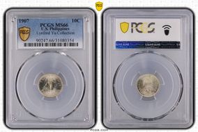 1907 10C MS66