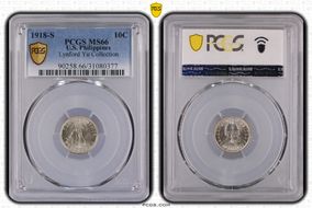 1918-S 10C MS66