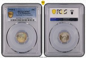 1918-S 10C MS67