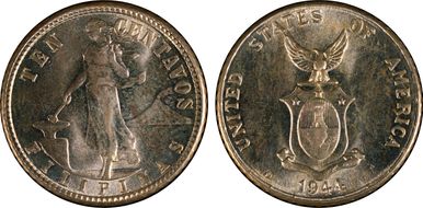 1944-D 10C MS66