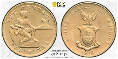 1939-M 1C MS65RD