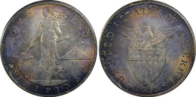 1911-S Peso MS67