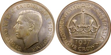 1937 Crown KM-34  Ag MS65