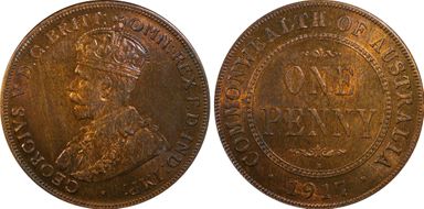 1917-I (c) 1D MS64RB