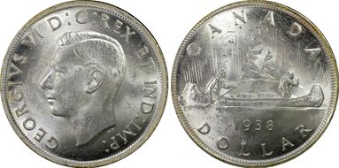 1938 S$1 MS62+