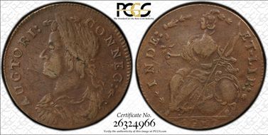 1787 CT 1/2P Draped Bust Left, ETLIR VF35BN