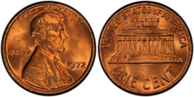 1972 1C DDO, FS-102 MS64+ RD