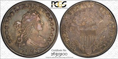 1803 $1 Large 3 XF45