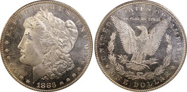 1883 $1 MS64PL