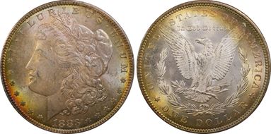 1883 $1 MS64
