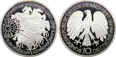 1987-G 10 Mk European Unity PR69DCAM