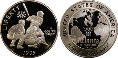 1995-S 50C Baseball PR69DCAM