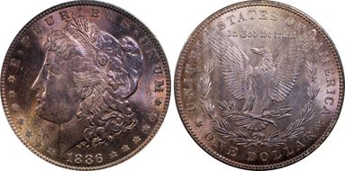 1886 $1 MS63