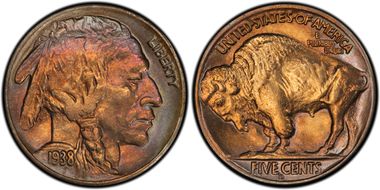 1938-D/D 5C Buffalo MS65