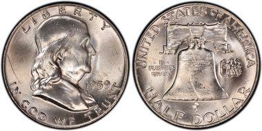 1959 50C "Goiter" FS-402 MS64FBL