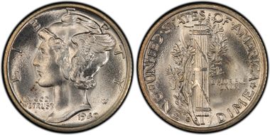 1940-S/S 10C RPM, FS-501 MS66