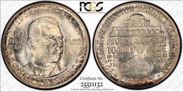 1948-S 50C Booker T. Washington MS66