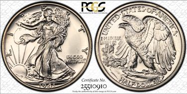 1941 50C PR66