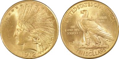 1912 $10 MS63