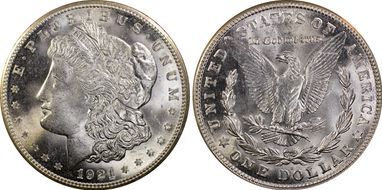 1921-S $1 MS65+