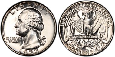 1952 25C "Superbird" FS-902 Hand-Engraved Tail Feathers PR67