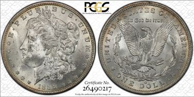1888-O $1 MS63