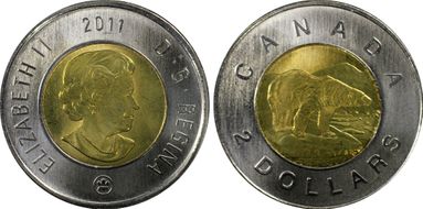 2011 $2 MS66