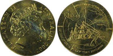 2007 $1 Polar Year MS64