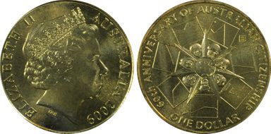 2009-B $1 Australian Citizenship Privy MS67