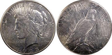 1923-S $1 AU50